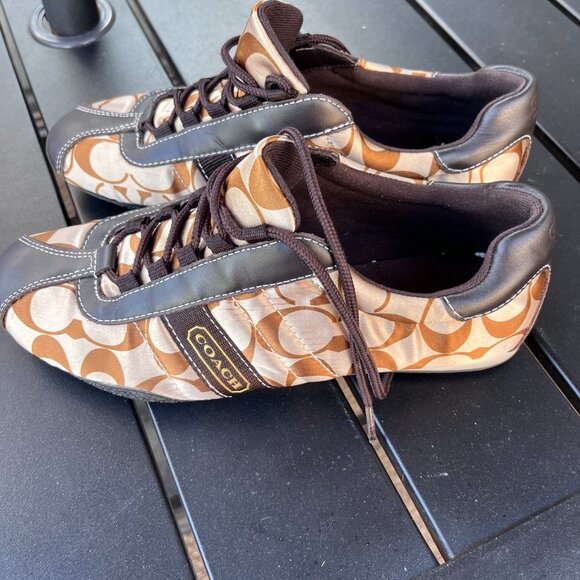 Coach Kirby Sateen Signature Tennis Sneakers - Y2K Aesthetic  - Picture 5 of 8